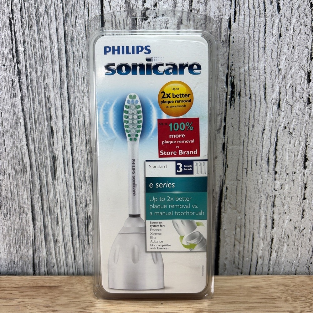 Philips Sonicare HX7023 E Series 3 Brush Heads New Sealed